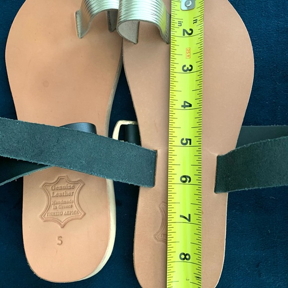 Genuine Leather Sandals (handmade in Greece) NWOT - Picture 4 of 8